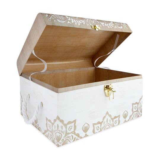 Wooden chest Treasure chest Wedding keepsake box Wedding money box Wooden flower box with lid Large jewelry box Wooden trunk Floral box